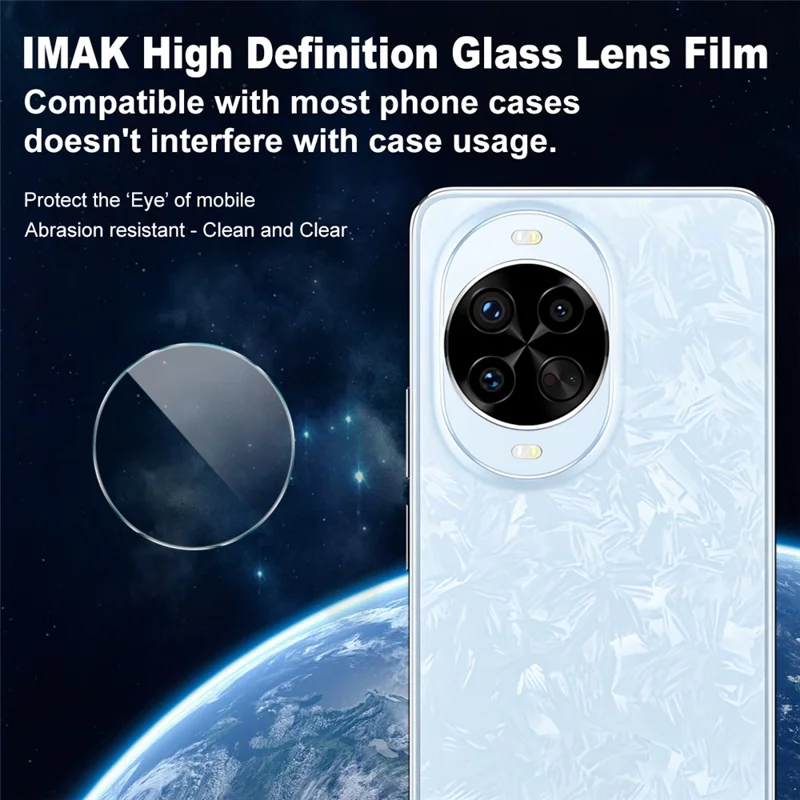 IMAK For Huawei nova 14 Pro 5G Camera Lens Protector HD Tempered Glass Rear Lens Film (Downsize Version)