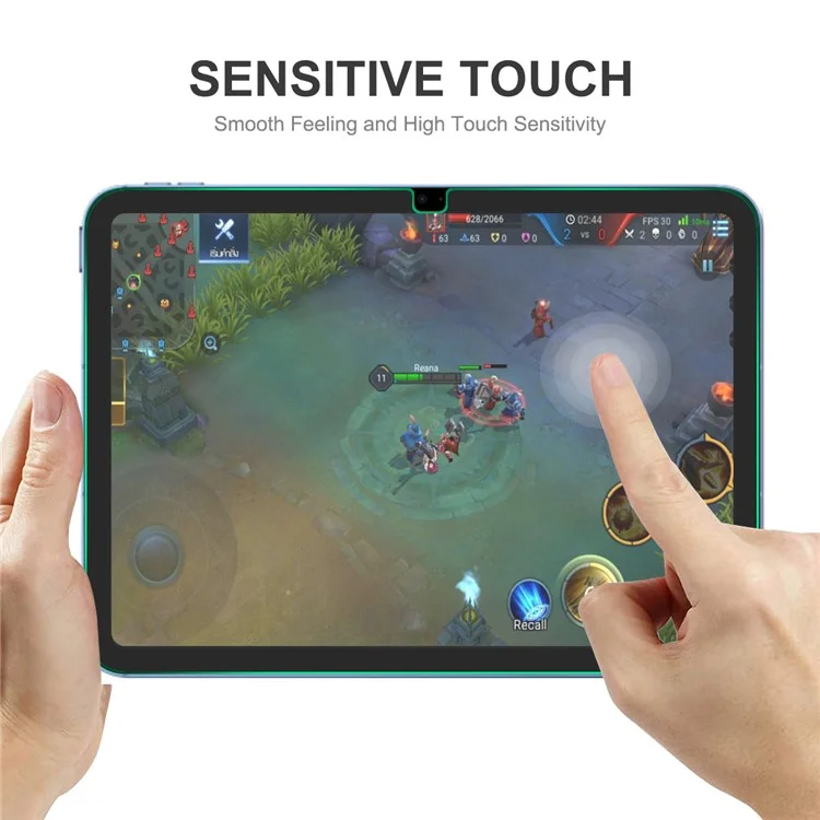 ENKAY HAT PRINCE 2Stk. / Set für iPad 10.9 (2022) / iPad 10. Gen Bildschirmschutz 0,33 mm 9H 2,5D Arc Edge Full Glue Anti-Explosion gehärtetes Glas-Displayschutzfolie