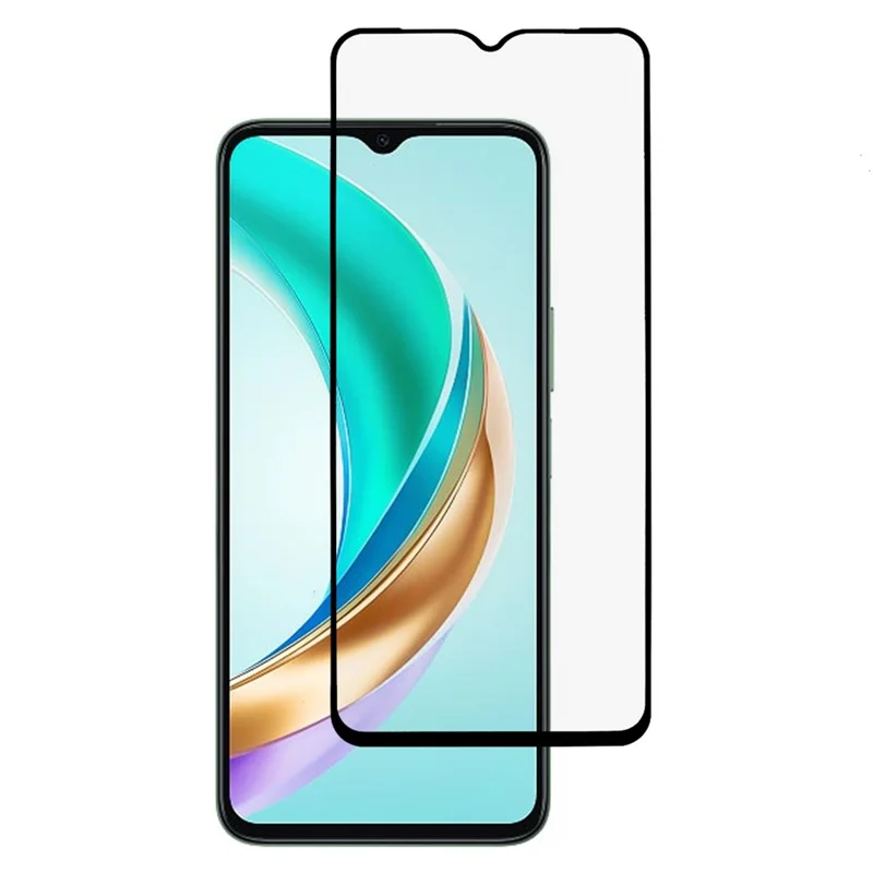 For Honor X6b 4G Screen Protector Silk Printing Full Glue HD Clear Screen Film