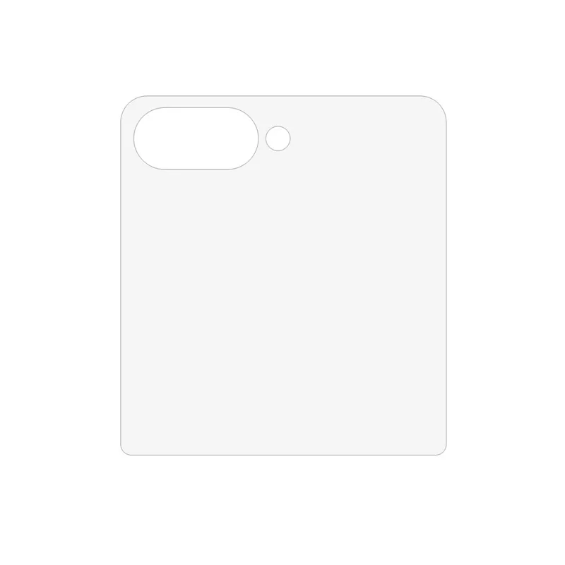 For Samsung Galaxy Z Flip7 5G Screen Protector 2.5D Arc Edge High Aluminium-Silicon Glass Clear Film (Outer Screen)