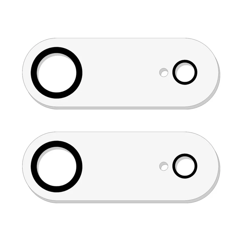 2Pcs For iPhone Air Camera Lens Protector Silk Printing Lens Film 3D Arc Edge