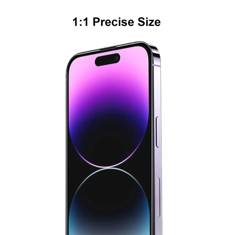 JUNSUNMAY 25 Stück für iPhone 15 Pro Gehärtetes Glas Bildschirmschutz Anti-Drop Explosionsgeschützt HD Klar Film
