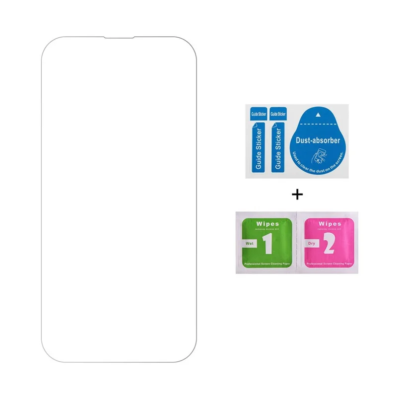 JUNSUNMAY 25Pcs For iPhone 16 Plus Tempered Glass Screen Protector Anti Drop Explosion-Proof HD Clear Film