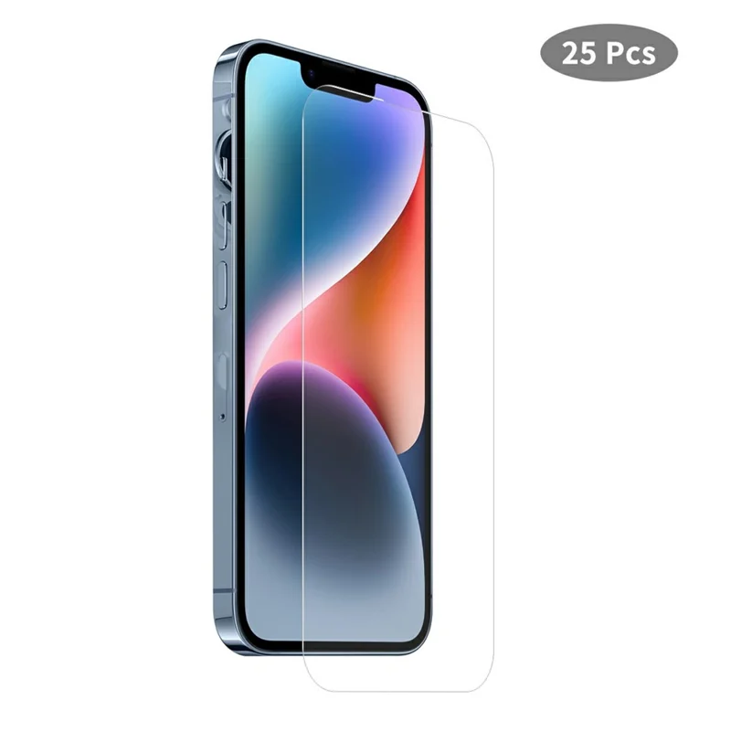 JUNSUNMAY 25Pcs For iPhone 16 Pro Max Tempered Glass Screen Protector Anti Drop Explosion-Proof HD Clear Film