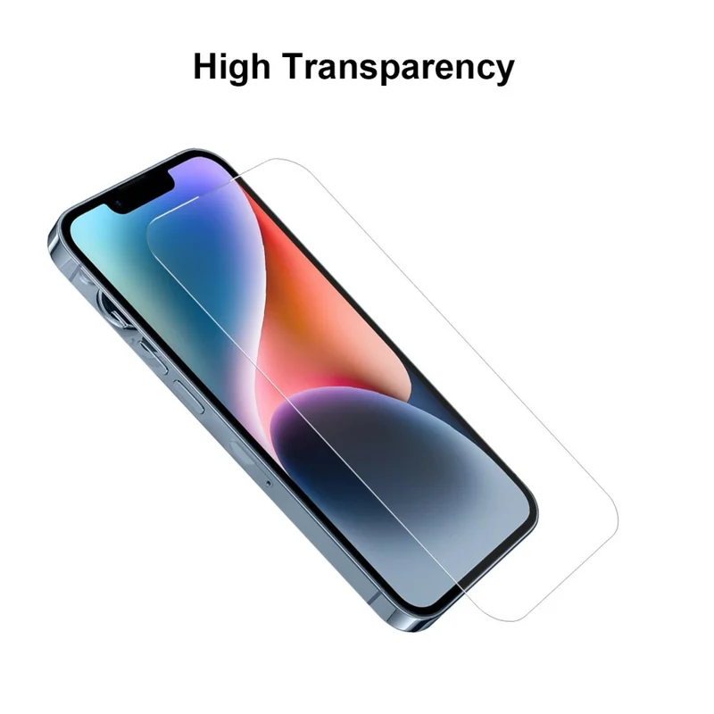 JUNSUNMAY 25Pcs For iPhone 16 Pro Max Tempered Glass Screen Protector Anti Drop Explosion-Proof HD Clear Film