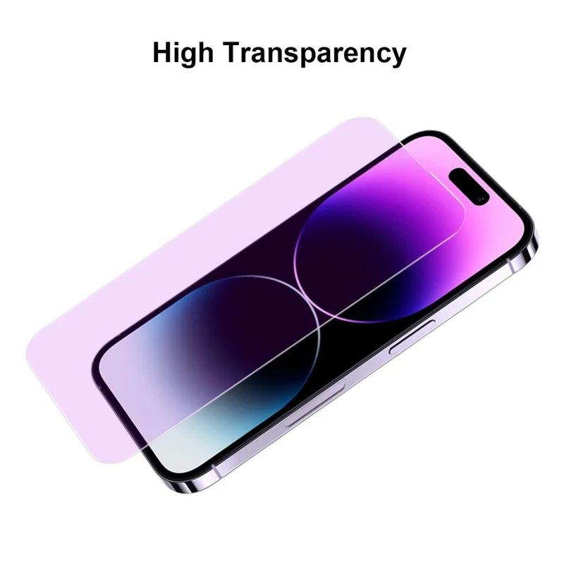 JUNSUNMAY 25Pcs For iPhone 16 Plus Tempered Glass Screen Protector Anti Blue Ray Eye Protection HD Clear Film