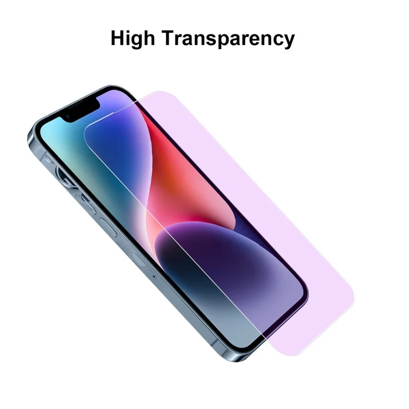 JUNSUNMAY 25Pcs For iPhone 16 Pro Max Tempered Glass Screen Protector Anti Blue Ray Eye Protection HD Clear Film