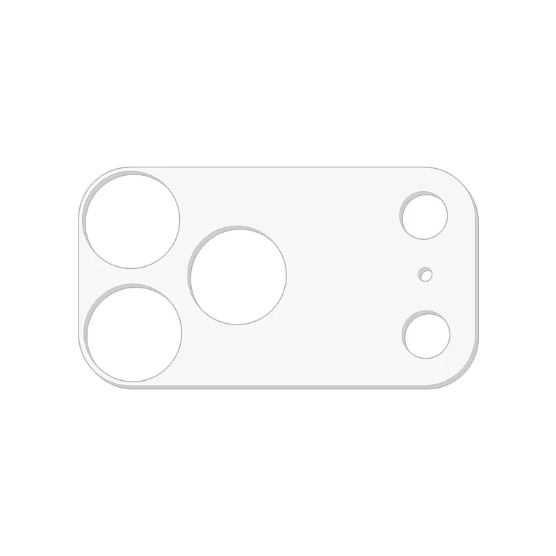 Protecteur de Lentille de Caméra en Verre Trempé Ultra Clair Anti-Rayures pour iPhone 17 Pro Max