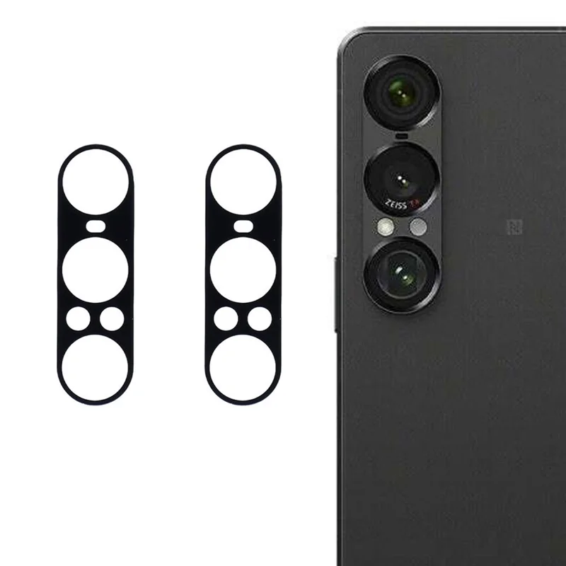 2PCS For Sony Xperia 1 VII Camera Lens Protector 2.5D Tempered Glass Lens Film