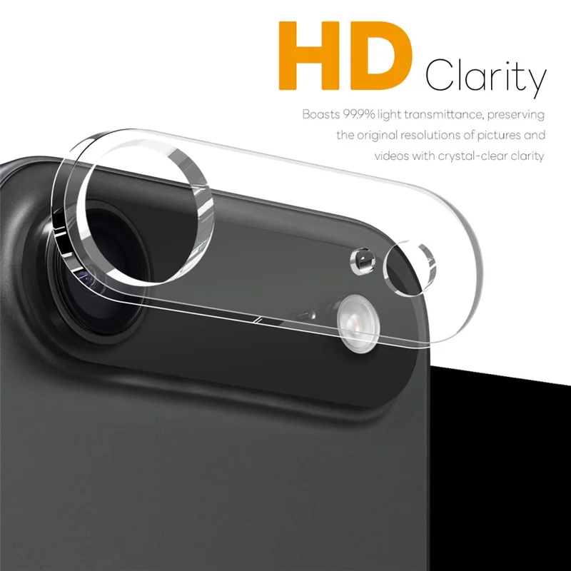 NORTHJO 2 шт. Защитное стекло для камеры iPhone 17 - прозрачная 3D пленка с полным покрытием