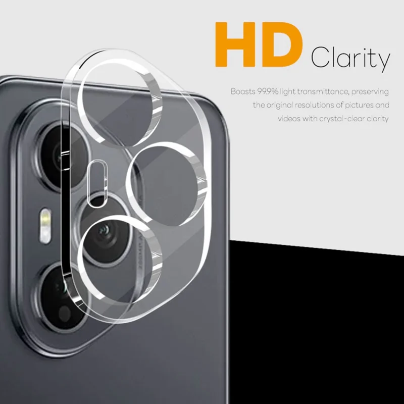 NORTHJO Pour Honor 400 Pro 5G (Global) Protecteur de Lentille de Caméra en Verre Trempé HD Transparent Couverture Complète 3D