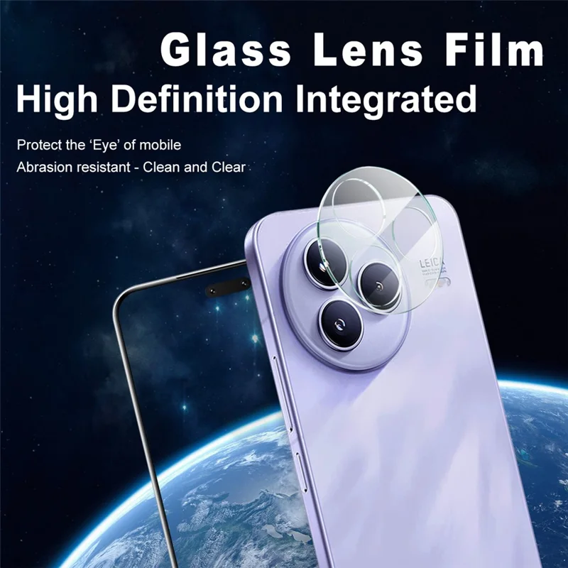IMAK For Xiaomi Civi 5 Pro 5G Tempered Glass Camera Lens Protector + Acrylic Lens Cap