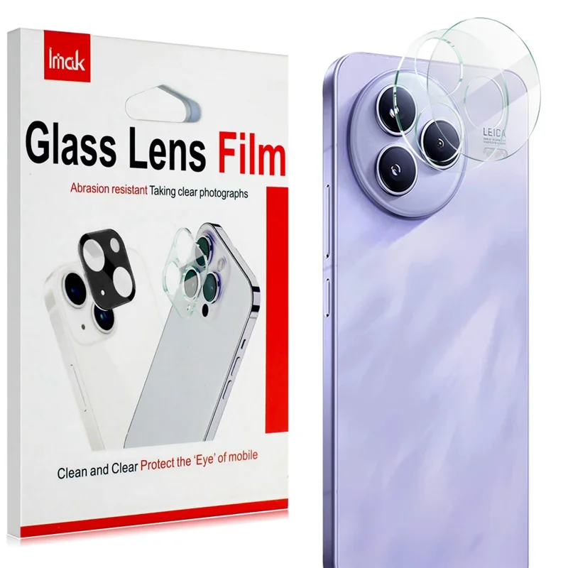 IMAK For Xiaomi Civi 5 Pro 5G Tempered Glass Camera Lens Protector + Acrylic Lens Cap