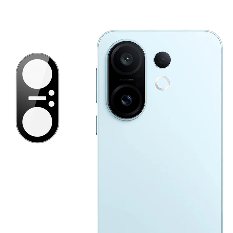 IMAK For vivo S30 Pro mini 5G Tempered Glass Camera Lens Protector with Self Positioning Frame (Black Version)