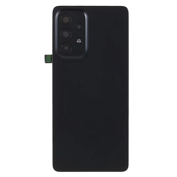 For Samsung Galaxy A53 5G A536 OEM Battery Housing with Adhesive Sticker + Camera Lens Cover - Black