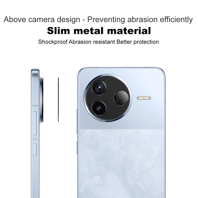 IMAK per Xiaomi Redmi K80 5G / Poco F7 Pro 5G Protezione Metallica per Obiettivo Fotocamera Coperchio Protettivo
