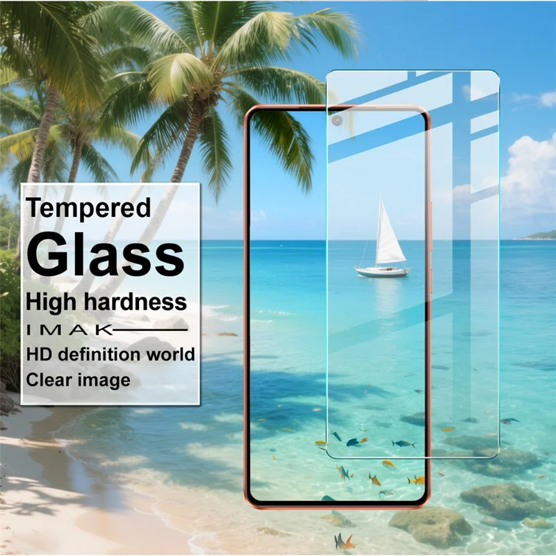 IMAK H Серия Закаленное стекло Защитная пленка для экрана для vivo iQOO Z10 Turbo 5G / iQOO Z10 Turbo Pro 5G / Y300 5G, Защита от разбития