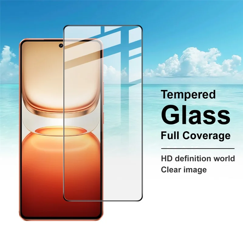 IMAK Pro+ Series Full Screen Protector For vivo iQOO Z10 Turbo 5G / iQOO Z10 Turbo Pro 5G / Y300 GT 5G , Sensitive Touch Tempered Glass Film