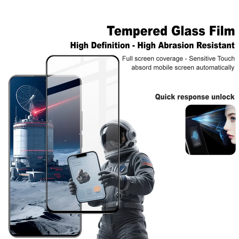 IMAK Pro+ Series For Meizu Note 16 Tempered Glass Full Screen Protector Sensitive Touch Film