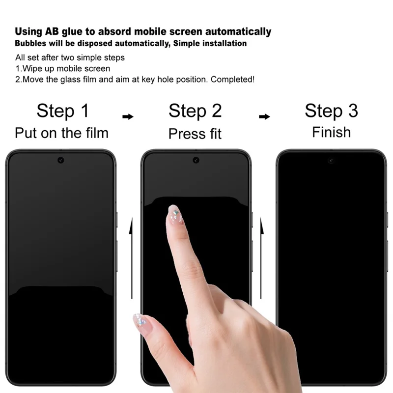 IMAK Pro+ Series For Meizu Note 16 Tempered Glass Full Screen Protector Sensitive Touch Film