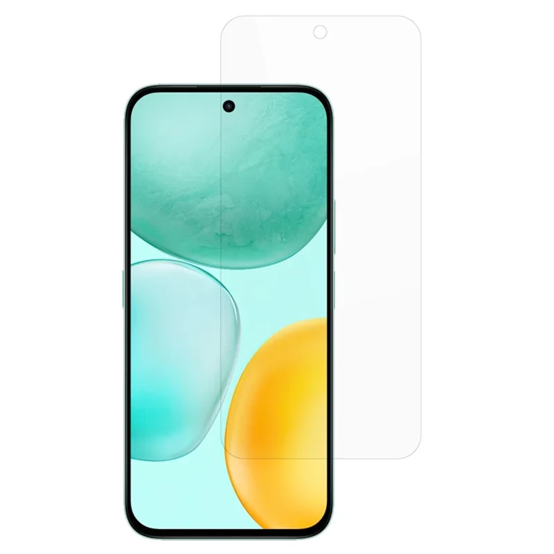 AMORUS Para Honor X6c 4G Protetor de Tela Frontal Vidro Temperado 2,5D Borda Curva 9H Alta Resistência de Alumínio-Silício