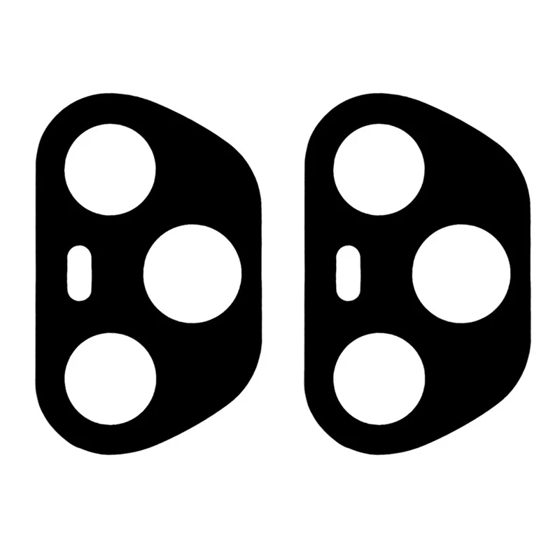 2 stk. til Honor 400 Pro 5G (Global) beskyttelse til kameraobjektiv med silkeprint, objektivfilm med 3D buede kanter