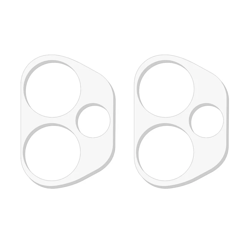 2Pcs For Honor 400 5G (Global) Camera Lens Protector 3D Arc Edge Anti-Scratch Tempered Glass Lens Film