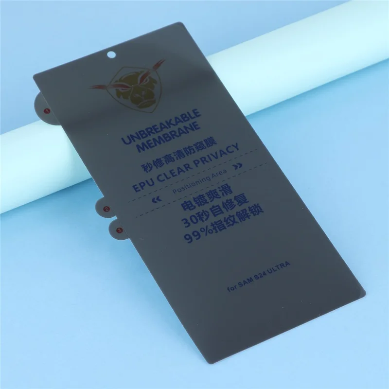 For Samsung Galaxy S24 Ultra 180° Privacy Screen Protector Soft PET Anti-Spy Film with Self-Healing Scratch Resistance	