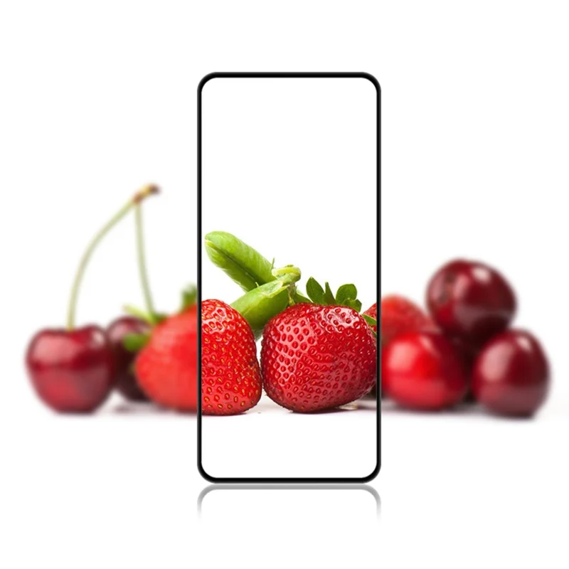 MOCOLO Pour Motorola Moto G86 5G / G86 Power 5G Protection d'écran Verre Trempé Anti-Choc Impression Soie - Noir