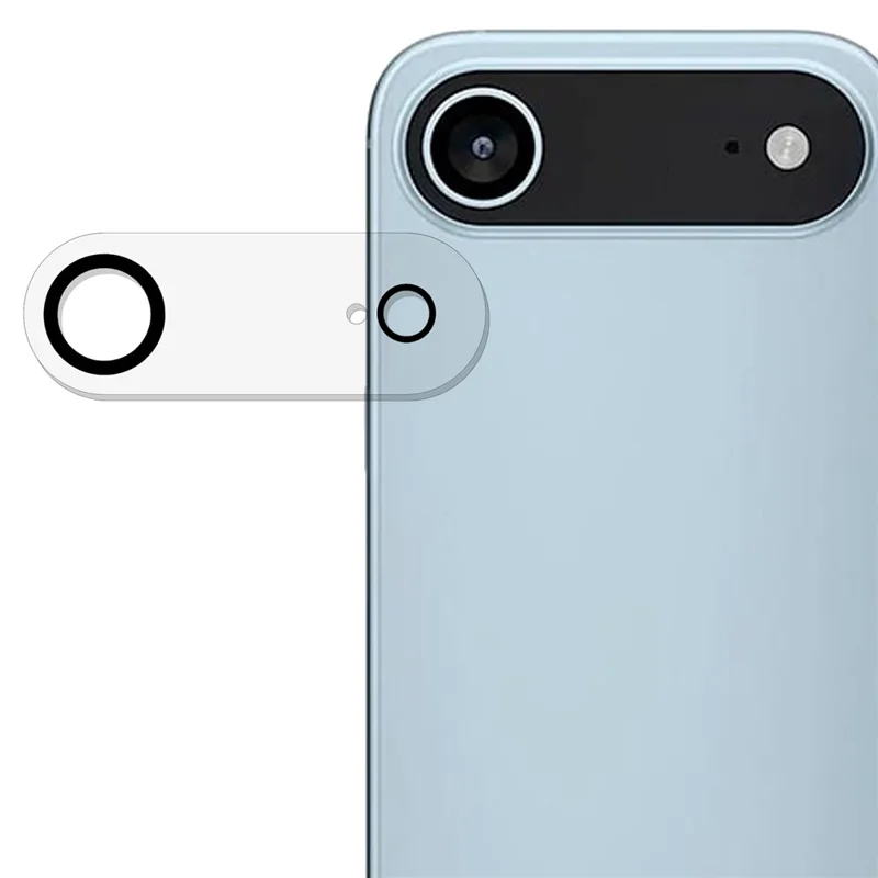 For iPhone Air Camera Lens Protector with Black Circle Design Tempered Glass Lens Film