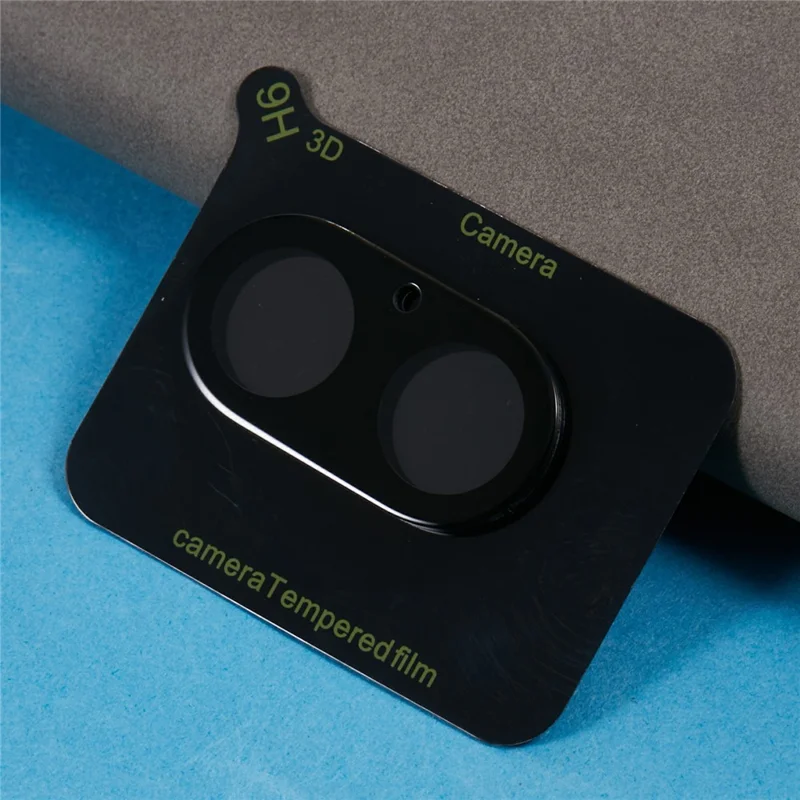For iPhone 16 / 16 Plus Tempered Glass Lens Protector Black Silk Printing Camera Lens Film