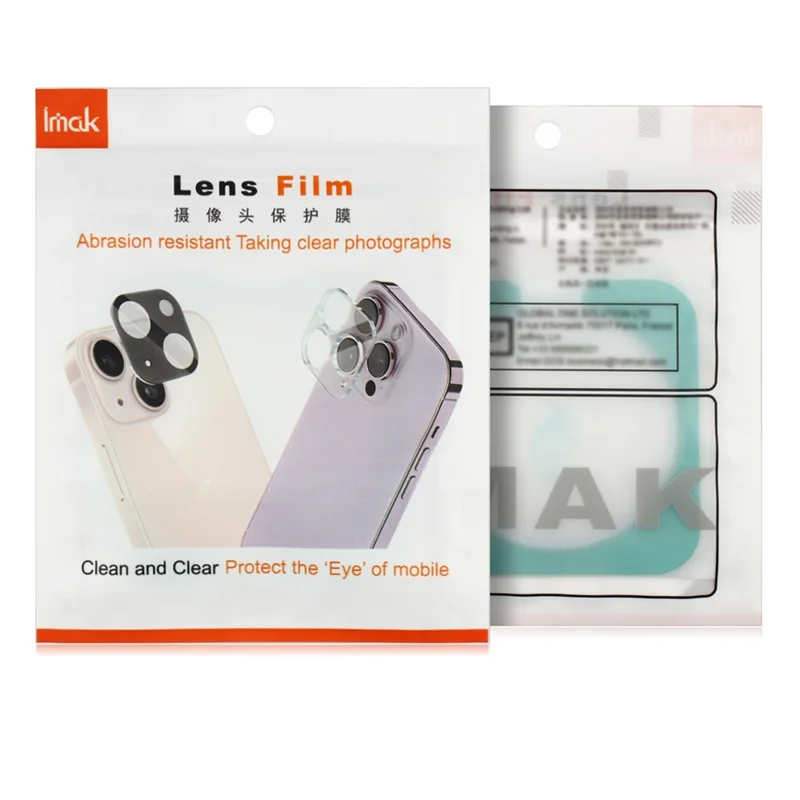 IMAK For Realme GT 7 5G / GT 7T 5G Camera Lens Protector Tempered Glass Lens Film with Self Positioning Frame