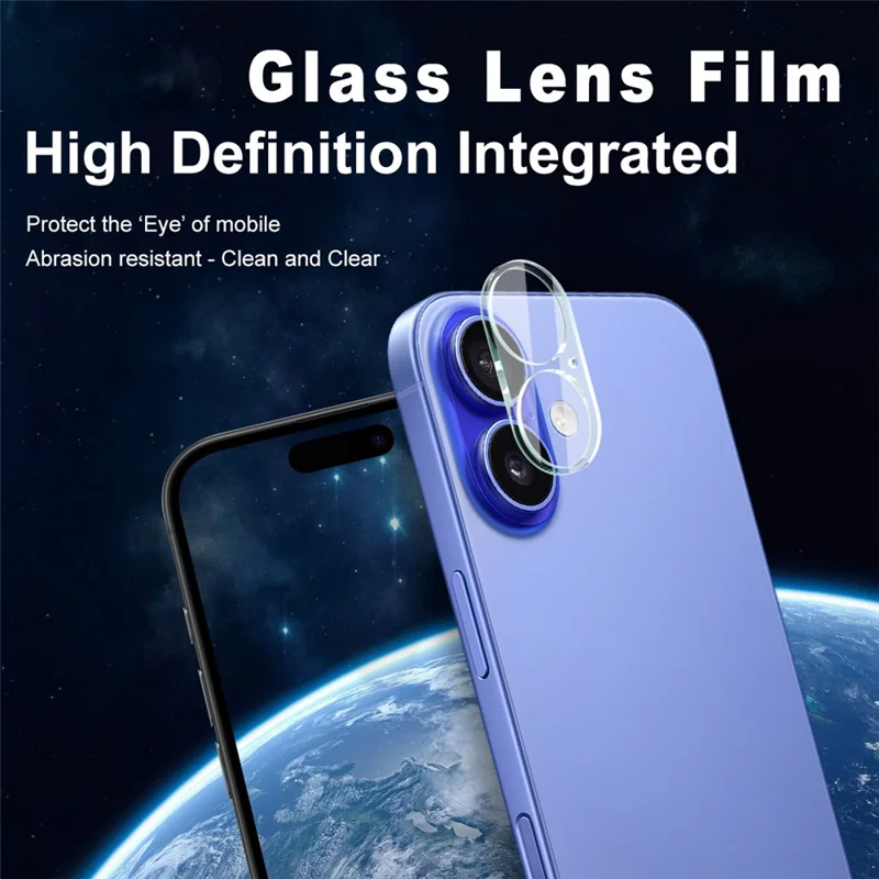 IMAK For iPhone 17 Tempered Glass Camera Lens Protector + Acrylic Lens Cap