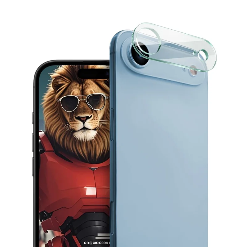IMAK Para iPhone 17 Protetor de Lente de Câmera em Vidro Temperado + Tampa de Lente de Acrílico