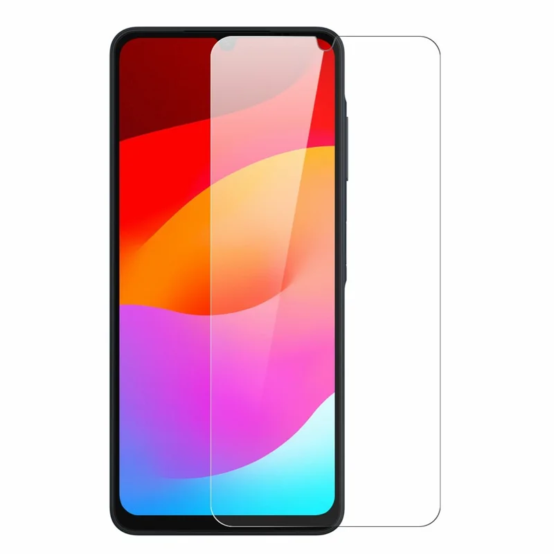 NORTHJO 2Pcs A+ Clear Screen Protector for Samsung Galaxy A07 Shatterproof 0.3mm 2.5D Tempered Glass Film - Transparent