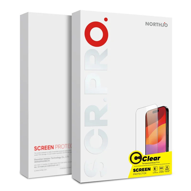 NORTHJO A+ For Samsung Galaxy A07 Screen Protector Clarity 0.3mm 2.5D Tempered Glass Film