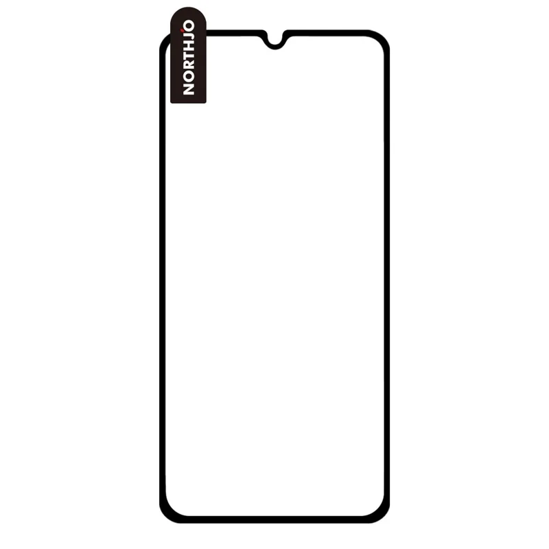 NORTHJO A+ Screen Protector for Samsung Galaxy A07 4G / A06 4G / A06 5G High Aluminum-Silicon Film 0.3mm 2.5D Black Edge Silk Printing