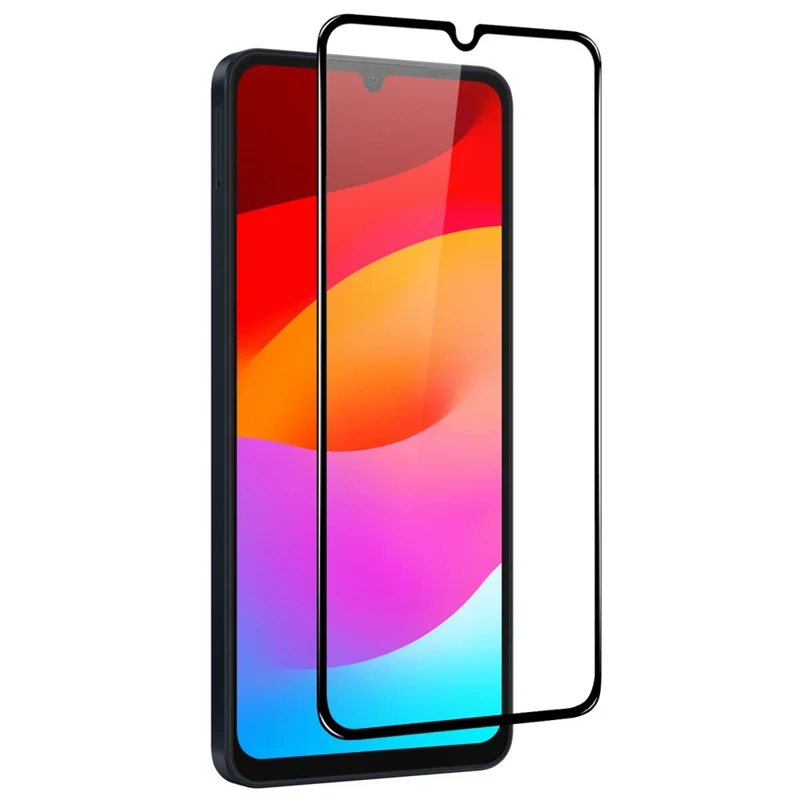 NORTHJO A+ Screen Protector for Samsung Galaxy A07 4G / A06 4G / A06 5G High Aluminum-Silicon Film 0.3mm 2.5D Black Edge Silk Printing