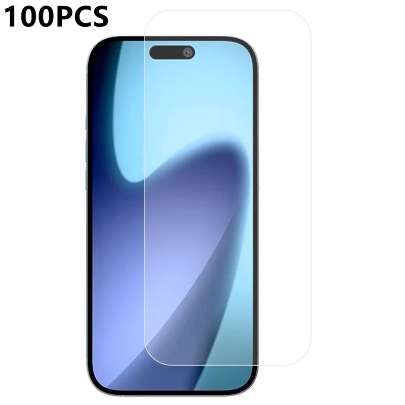 100 Pezzi / Confezione Per iPhone 17 Pellicola Protettiva per Schermo Spesso Adesivo HD Chiaro Alta Vetro in Alluminio-Silicio Antiesplosione