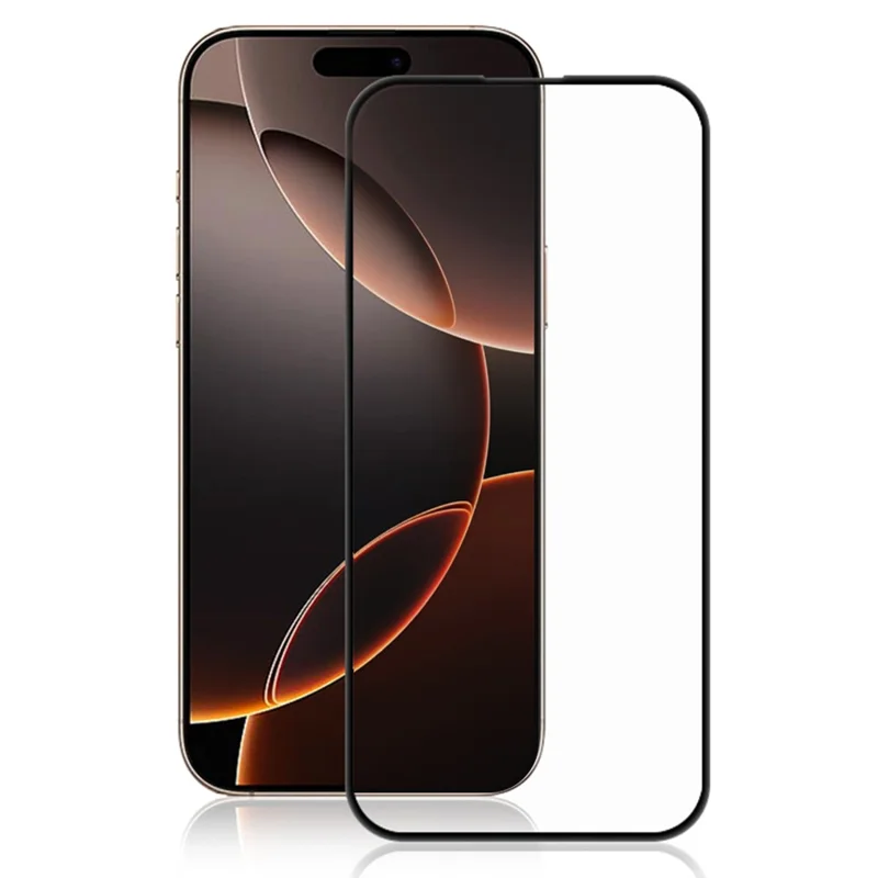 AMORUS Pour iPhone 17 Protection d'écran en Verre Trempé Anti-Choc - Noir