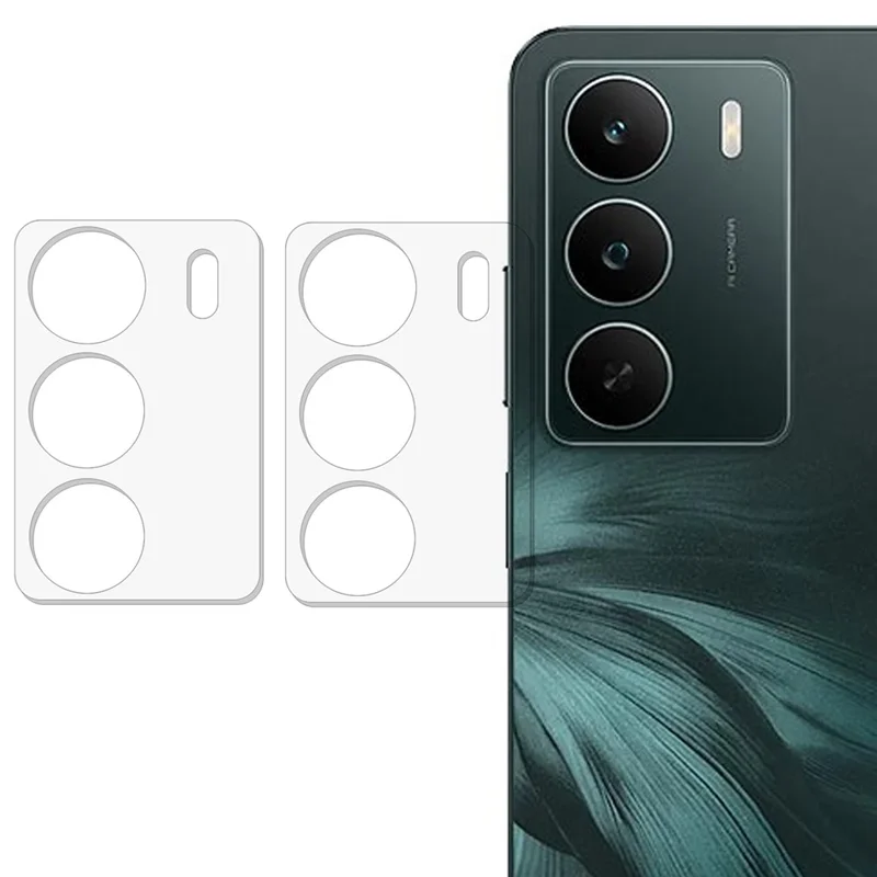 2Pcs For Realme C71 4G Camera Lens Protector 3D Arc Edge Anti-Scratch Tempered Glass Lens Film