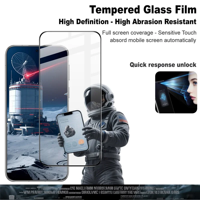 IMAK Pro+ Série para Huawei Pura 80 Película de Vidro Temperado Proteção Total de Tela com Toque Sensível