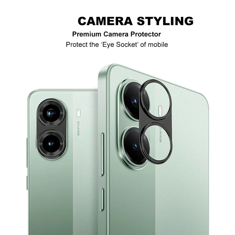 IMAK per Xiaomi Redmi Turbo 4 5G / Poco X7 Pro 5G Protezione Metallica per Obiettivo Fotocamera Copertura Protettiva
