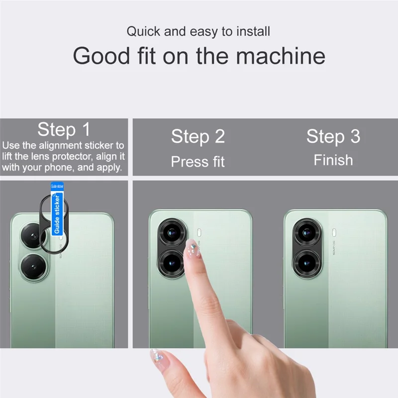 IMAK per Xiaomi Redmi Turbo 4 5G / Poco X7 Pro 5G Protezione Metallica per Obiettivo Fotocamera Copertura Protettiva