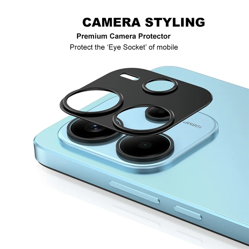 IMAK para Xiaomi Redmi Note 14 4G (163,25 mm) Protector de lente de cámara de metal Cubierta protectora de lente