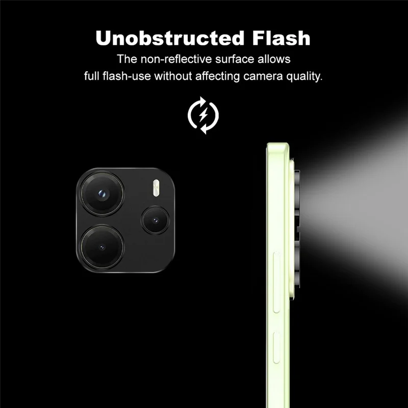 IMAK para Xiaomi Redmi Note 14 4G (163,25 mm) Protector de lente de cámara de metal Cubierta protectora de lente