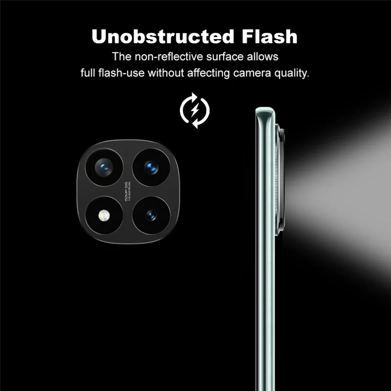 IMAK для Xiaomi Redmi Note 14 Pro+ 5G Металлическая защита объектива камеры Защитная крышка