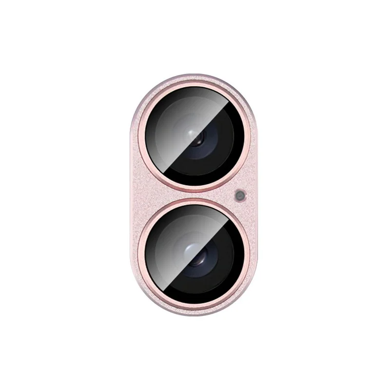 IMAK Für iPhone 17 Kameralinsenfilm Metalllinsenkappe + Gehärteter Glaslinsenscutz - Pink