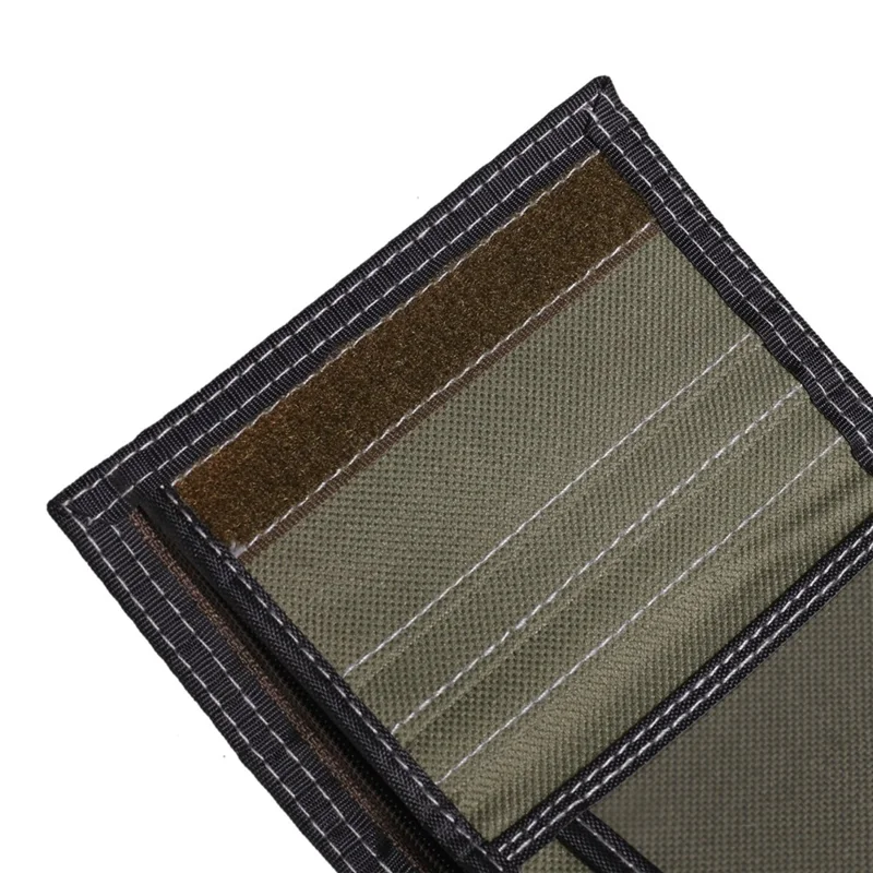 JEMINAL 1303# Classic Zippered Coin Purse Wallet for Students Minimalist Design - Green