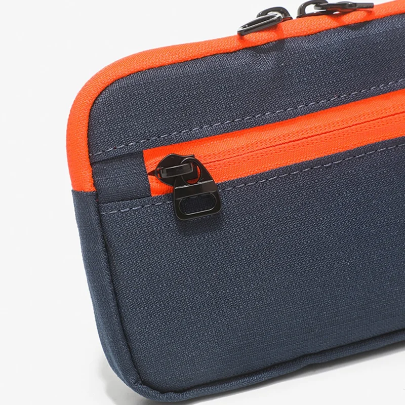 JEMINAL 2327# Multi-Function Phone Bag ID Card Holder Coin Purse Key Organizer with Lanyard - Black